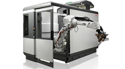 The FlexMT systems, attached to existing machine tools, can increase spindle utilization time up to 60% over manual operations.