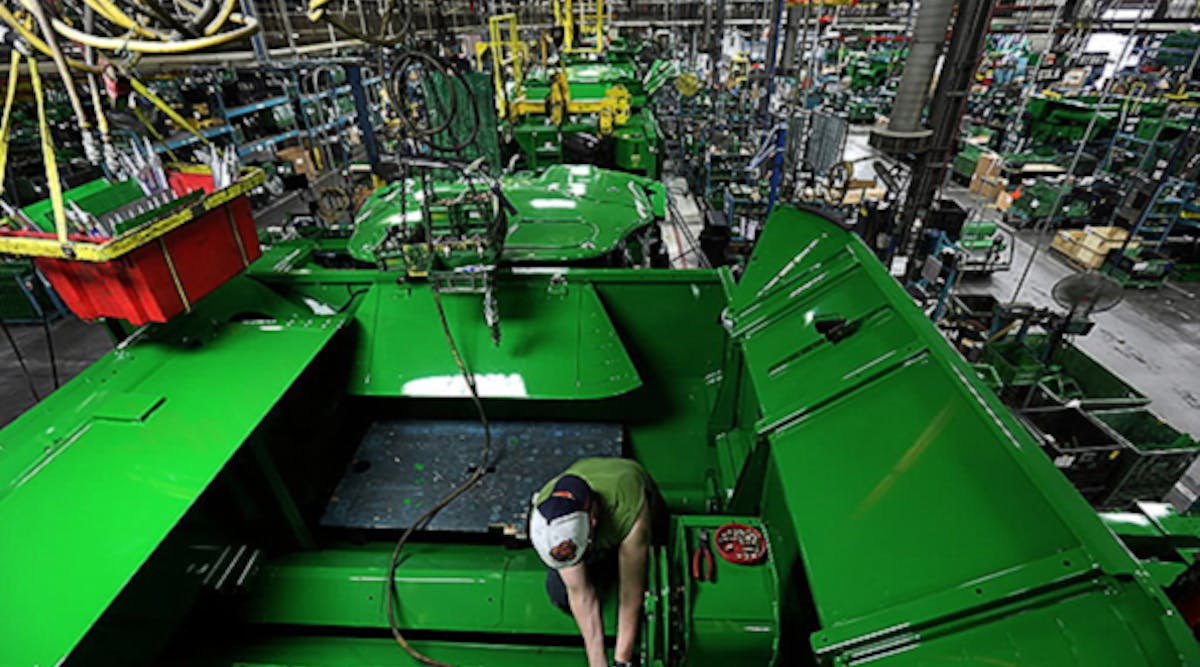 Deere and Co. stated that it must align its manufacturing workforce with market demand.