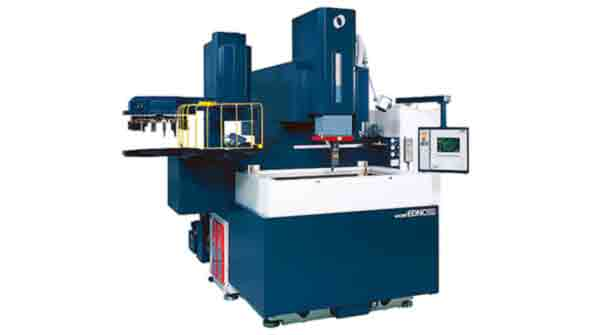 Makino EDNCSeries sinker EDM machines combine rigidity in construction with precision operation along with programming simplicity and advanced performance for accuracy with large workpieces