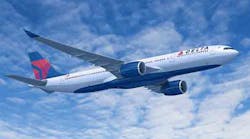In total, Airbus has orders for 105 new jets from Delta Air Lines, including a new placement for 50 wide-body aircraft as part of its fleet-modernization effort.