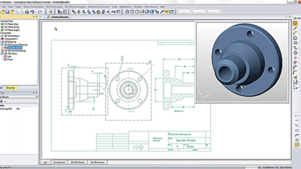 Edgecamrsquos Part Modeler ensures that legacy information stored as 2D design data can be used without total part remodeling A 2D drawing can be converted automatically into a 3D model by selecting the views and tracing the part outline