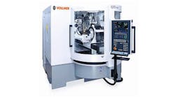 The QXD 200 eroding machine measures, erodes, grinds, and polishes the edges of the diamond-tipped milling tool in a single clamping. The QXD 200 eroding machine measures, erodes, grinds, and polishes the edges of the diamond-tipped milling tool in a single clamping.