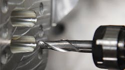 Raster finishing is improved in PowerMill 2015 with the software now able to set automatically the most appropriate angle for each region of the part In previous versions the user had to select each area and specify the angle manually The new option is most beneficial when finishing a series of pockets aligned in different directions according to the developer Raster finishing is improved in PowerMill 2015 with the software now able to set automatically the most appropriate angle for each region of the part In previous versions the user had to select each area and specify the angle manually The new option is most beneficial when finishing a series of pockets aligned in different directions according to the developer