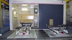 The Giddings amp Lewis MC 1600 horizontal boring mill from Fives is designed for multiaxis contour milling precision boring drilling and tapping At Milwaukee Machine Works it will produce various largedimension parts including windturbine gearbox housings and fluid end manifolds for oilandgas industry projects The Giddings amp Lewis MC 1600 horizontal boring mill from Fives is designed for multiaxis contour milling precision boring drilling and tapping At Milwaukee Machine Works it will produce various largedimension parts including windturbine gearbox housings and fluid end manifolds for oilandgas industry projects