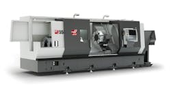 The ST-55 is equipped with a hydraulically clamped, 12-station bolt-on style tool turret that accepts 7.25 in. (184 mm) split boring bar holders, as well as standard BOT toolholders. The ST-55 is equipped with a hydraulically clamped, 12-station bolt-on style tool turret that accepts 7.25 in. (184 mm) split boring bar holders, as well as standard BOT toolholders.