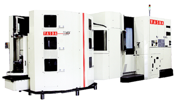 The Yasda H40i houses rollertype guideways with a retainer on the XYZ axes for highspeed operations and high acceleration and a Zaxis ball screw positioned center of the guideways enabling fast feed without geometric error