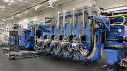 The new fiveaxis design uses the same sturdy frame that Cincinnati developed for the earlier threeaxis version of the XT profiler The new fiveaxis design uses the same sturdy frame that Cincinnati developed for the earlier threeaxis version of the XT profiler