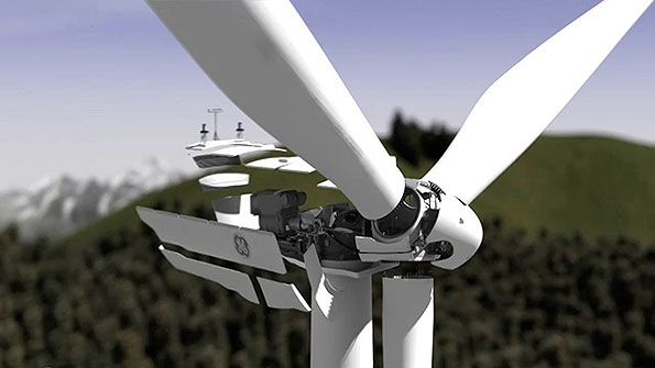 GErsquos Brilliant series wind turbines use an GE database to analyze tens of thousands of data pointssecond across a wind farm to boost power output and increase revenue potential The 275120 has a 120meter rotor with singleblade pitch control The design includes load management controls low acoustic emissions and electrical power conversion capability