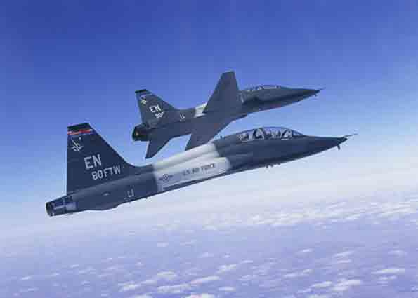 The T38C Pacer Classic III PC III aircraft is a twinengine twoseat supersonic jet used for training fighter pilots