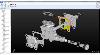 Intelli-CAM incorporates Spatial&rsquo;s 3D InterOp to import CAD files from various 3D sources, and applies custom technologies contributed by Omax and Spatial, such as the AutoPath function or slice plane to convert the geometry into full 3D paths for waterjet cutting.