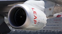 The LEAP1B engine began flight tests on a modified 747100 flying test bed in late April The LEAP1B engine began flight tests on a modified 747100 flying test bed in late April