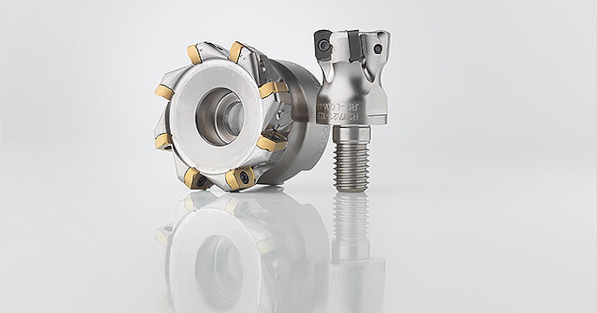 Indexable-Insert Milling Cutters Increase Speeds, Feeds | American ...
