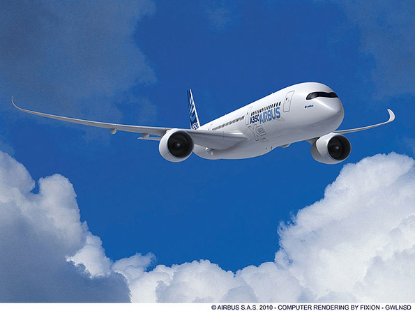 The A350 XWB which made its commercial debut earlier this year is described by Airbus as ldquothe worldrsquos most modern and efficient aircraft familyrdquo
