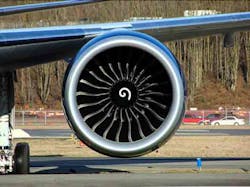 The GE9X engine is a smaller variant of the GE90 turbofan jet engine but it will be the largest engine in terms of fan size according to a GE Aviation representative ldquoand about in the middle in term of thrust compared to the GE90115Brdquo Itrsquos under development for Boeingrsquos forthcoming 7778X and 9X jets The GE9X engine is a smaller variant of the GE90 turbofan jet engine but it will be the largest engine in terms of fan size according to a GE Aviation representative ldquoand about in the middle in term of thrust compared to the GE90115Brdquo Itrsquos under development for Boeingrsquos forthcoming 7778X and 9X jets