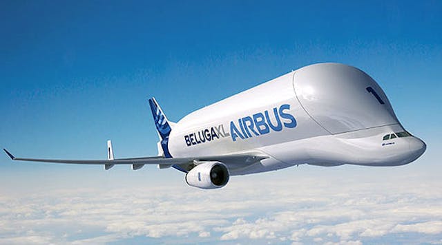 The Beluga XL is a new version of Airbus&rsquo;s specialized air-cargo carrier, based on the A300-600 widebody aircraft and modified to carry aircraft parts and other oversized loads.