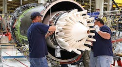 GE Aviation’s two new plants will help to establish a supply chain for CMCs needed for rapidly expanding jet engine demand, in particular the LEAP turbofan engine. It already is producing super-alloy fuel nozzles for those engines in Alabama, at a $100-million, high-volume additive manufacturing and machining operation. GE Aviation’s two new plants will help to establish a supply chain for CMCs needed for rapidly expanding jet engine demand, in particular the LEAP turbofan engine. It already is producing super-alloy fuel nozzles for those engines in Alabama, at a $100-million, high-volume additive manufacturing and machining operation.