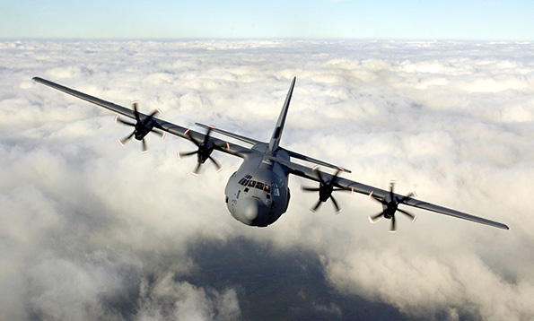 The C130 Hercules is a Lockheeddesigned and built fourengine turboprop aircraft used for troop and cargo transport