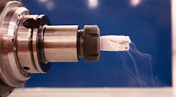 Lockheed adopted 5MErsquos cryogenic machining system with an Okuma horizontal center increasing cutting speeds by 52 with improved surface integrity and part quality with an estimated 30 cost reduction for large titanium airframe components Lockheed adopted 5MErsquos cryogenic machining system with an Okuma horizontal center increasing cutting speeds by 52 with improved surface integrity and part quality with an estimated 30 cost reduction for large titanium airframe components