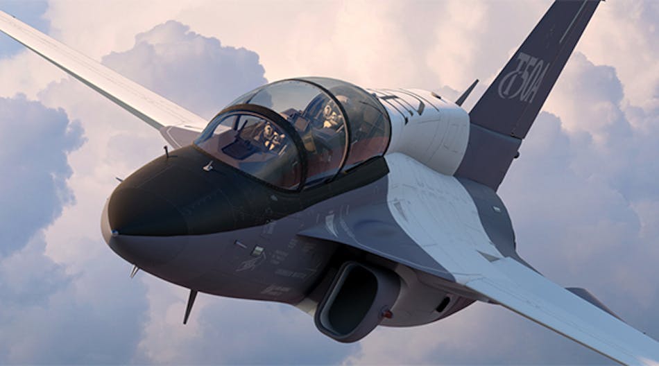 The T-50A is a design based on South Korea&rsquo;s FA-50 fighter jet, now in production now, and includes air-to-air and air-to-ground weapons, along with an avionics suite that contains an electronic warfare suite, a multi-mode radar, and an advanced data-link.