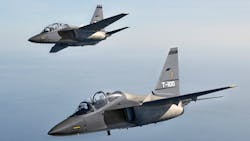Honeywell would supply F124 turbofan engines for a new variant of Finmeccanicarsquos Aermacchi M346 training jet as part of the partnershiprsquos proposal Honeywell would supply F124 turbofan engines for a new variant of Finmeccanicarsquos Aermacchi M346 training jet as part of the partnershiprsquos proposal