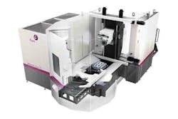 Fives Grouprsquos Cincinnati MEGA horizontal machine outfitted with a live spindleICH combo Fives Grouprsquos Cincinnati MEGA horizontal machine outfitted with a live spindleICH combo