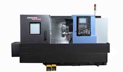 The Doosan Puma GT2600M CNC turning center with live tooling The Doosan Puma GT2600M CNC turning center with live tooling