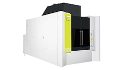 The multifunction design by Tongtai includes an Aaxis trunnion table establishing horizontal machining capability A builtin tilt rotary table or builtin tilt fixtures turn the twinspindle machines into fivesided or fiveaxis machining centers hellip all in the space of one machine conserving shopfloor space without additional machinery costs The multifunction design by Tongtai includes an Aaxis trunnion table establishing horizontal machining capability A builtin tilt rotary table or builtin tilt fixtures turn the twinspindle machines into fivesided or fiveaxis machining centers hellip all in the space of one machine conserving shopfloor space without additional machinery costs