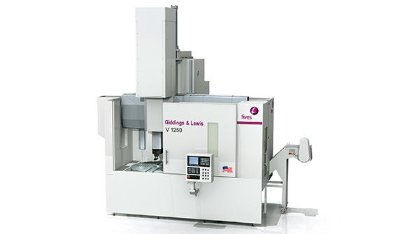 The six models of the Giddings amp Lewis V Series have table sizes from 800 to 2500 mm with standard features and a range of optional functions on a compact castiron base