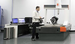 Robert Howard with a new Coord3 Hera 15109 coordinate measuring machine His company Carolina Metrology also operates a Coord3 Hera 1077 CMM Robert Howard with a new Coord3 Hera 15109 coordinate measuring machine His company Carolina Metrology also operates a Coord3 Hera 1077 CMM