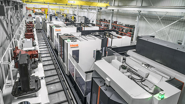 The machine tool manufacturing plant in Florence Ky is the primary example of the Mazakrsquos iSMART Factory concept