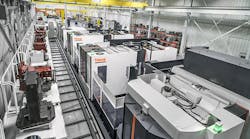 The machine tool manufacturing plant in Florence, Ky., is the primary example of the Mazak&rsquo;s iSMART Factory concept.