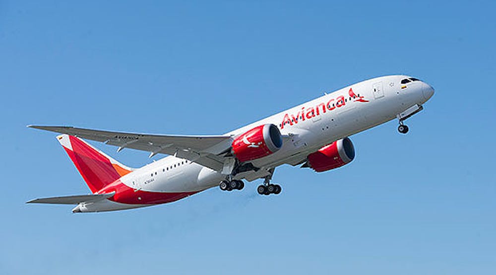 Avianca is one of the regional airlines that has gained commercial and performance advantage thanks to the Boeing 787 Dreamliner. The 787&rsquo;s long-distance potential and operating cost allow Latin American carriers to establish more point-to-point connections to remote regions, which Boeing said expands their customer base.