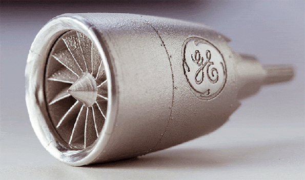 GE has been a manufacturing pioneer in the application of additive or 3D printing technologies in particular within the GE Aviation business which has adopted additive manufacturing to produce fuel nozzles and other engine parts