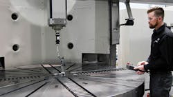 Setup and process to indicate a probe and ensure that it is lined up on center Setup and process to indicate a probe and ensure that it is lined up on center