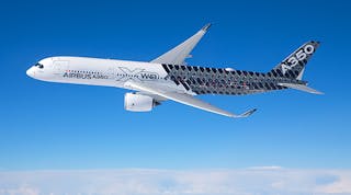 Airbus has logged nearly 800 orders for the A350XWB series, including from American Airlines, Delta Air Lines, and United Airlines.