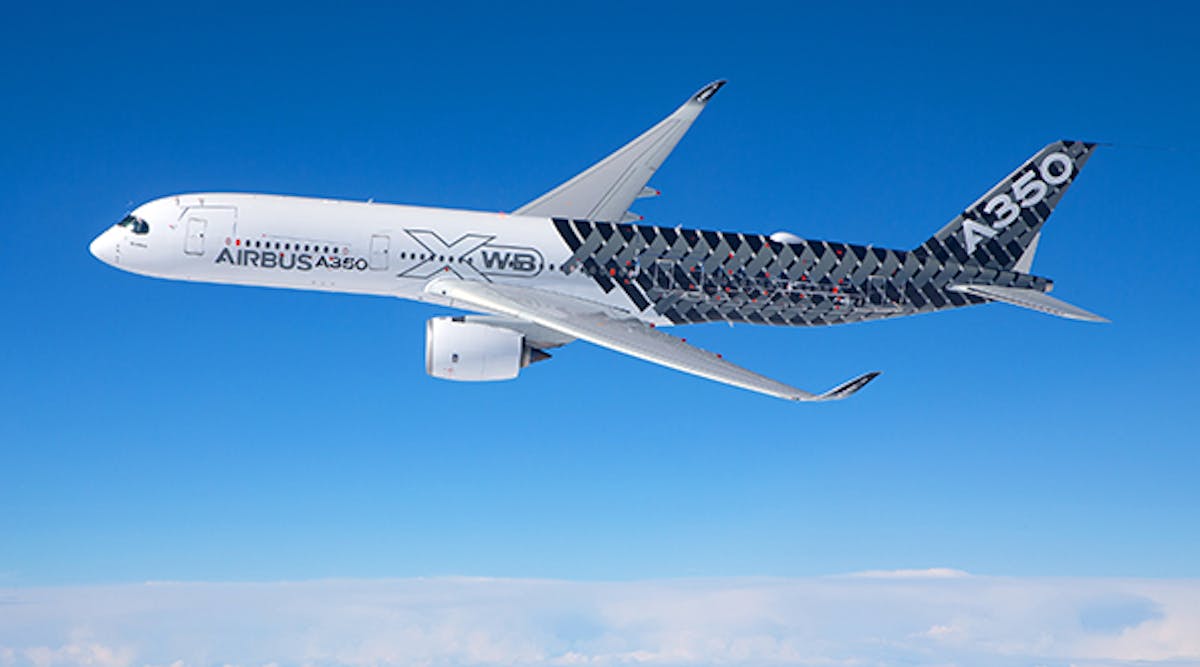 Airbus has logged nearly 800 orders for the A350XWB series, including from American Airlines, Delta Air Lines, and United Airlines.