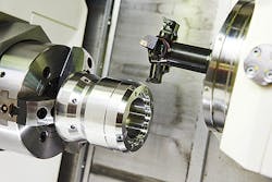 Multiaxis machining adds process complexity without increasing the setup time and operator intervention Multiaxis machining adds process complexity without increasing the setup time and operator intervention