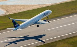 Many of the new A321 aircraft JetBlue has on order will be assembled at the new Airbus manufacturing plant in Mobile Ala The first jet completed there was an A321 delivered to JetBlue in April Many of the new A321 aircraft JetBlue has on order will be assembled at the new Airbus manufacturing plant in Mobile Ala The first jet completed there was an A321 delivered to JetBlue in April