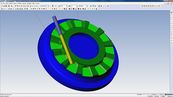 Simulation makes it possible to visualize the complete machining environment before running the first part which prevents crashes and helps improve cycle time