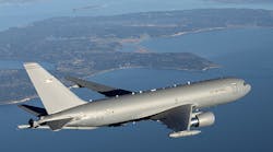 The KC-46A Pegasus tanker is a reconfiguration of the Boeing 767 twin-engine wide-body passenger jet that can refuel all U.S., allied and coalition military aircraft, and carry passengers, cargo, and patients.