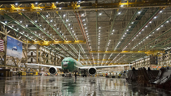 The Boeing 777 is a longrange widebody twinengine jet that with seating for up to 451 passengers It is powered by the largestdiameter turbofan engines of any aircraft The 777 was designed to replace older widebody airliners and bridge the capacity difference between Boeing39s 767 and 747