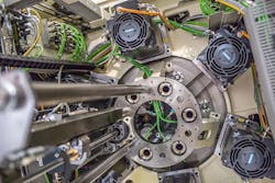 Multispindle machine in runout at ZPS America in Indianapolis Multispindle machine in runout at ZPS America in Indianapolis