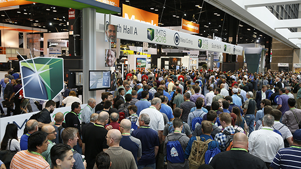 The number of registered visitors represents the thirdhighest total over the 31 stagings of the biannual International Manufacturing Technology Show