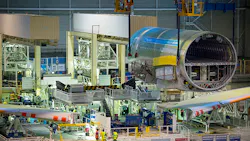 The first A330neo new engine option an A330900 is in its final assembly process at Station 40 of Airbusrsquo Toulouse France final assembly line The first A330neo new engine option an A330900 is in its final assembly process at Station 40 of Airbusrsquo Toulouse France final assembly line