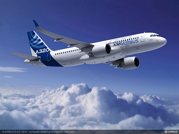 The A320 singleaisle aircraft series is the fastest growing Airbus program