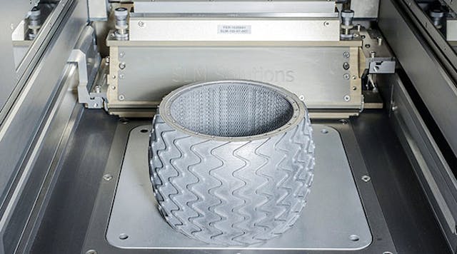 SLM Solutions is a developer of laser-based additive manufacturing machines for precision metal parts, offering single or multiple-laser configurations. The L&uuml;beck, Germany-based company recently deflected a takeover attempt by General Electric, which instead agreed to take a majority stake in Concept Laser GmbH for $599 million.