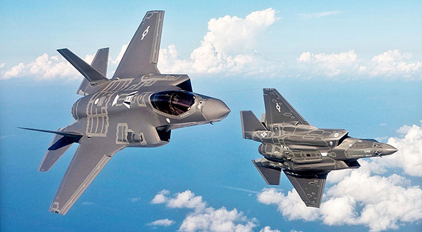 The F35 is a stealthenabled singleengine aircraft in development for more than a decade and now in use by the US Marine Corps and US Air Force The US Navy and the UK Royal Air Force as well as defense ministries in several NATO and other Allied nations also will deploy the fighters in the future but it remains under close scrutiny for its development costs mdash reportedly up to 100 million per aircraft