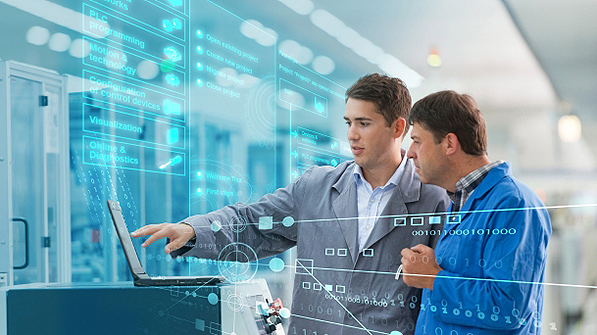 Siemensrsquo Digital Enterprise Software strategy offers manufacturers an integrated portfolio of connected devices and technologies to help established businesses realize the vision of the Industrial Internet of Things ie Industry 40