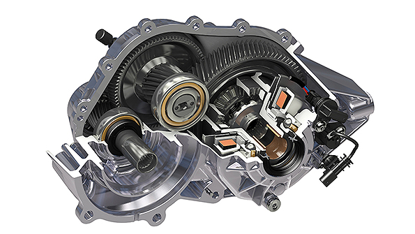 GKN Driveline lightweight electric axle weighs 202 kg At 457 mm long 229 mm wide and 259 mm high it is compact enough to be installed in smaller vehicles electric or hybrid vehicles