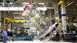 The GE9X is a turbofan engine now in its testing phase with the first service targeted to begin in 2020 mdash notably for the new Boeing 777X widebody jets